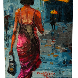 DONNA CON L’OMBRELLO (NFT)